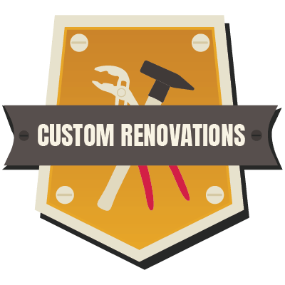 custom renovations badge